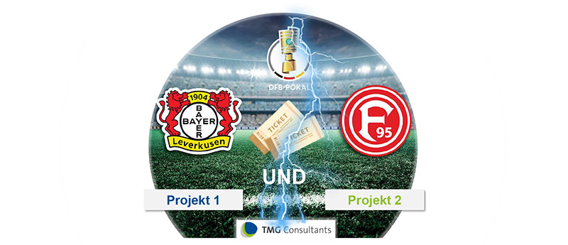 TMG-Projektfinale vs. DFB-Pokal-Halbfinale